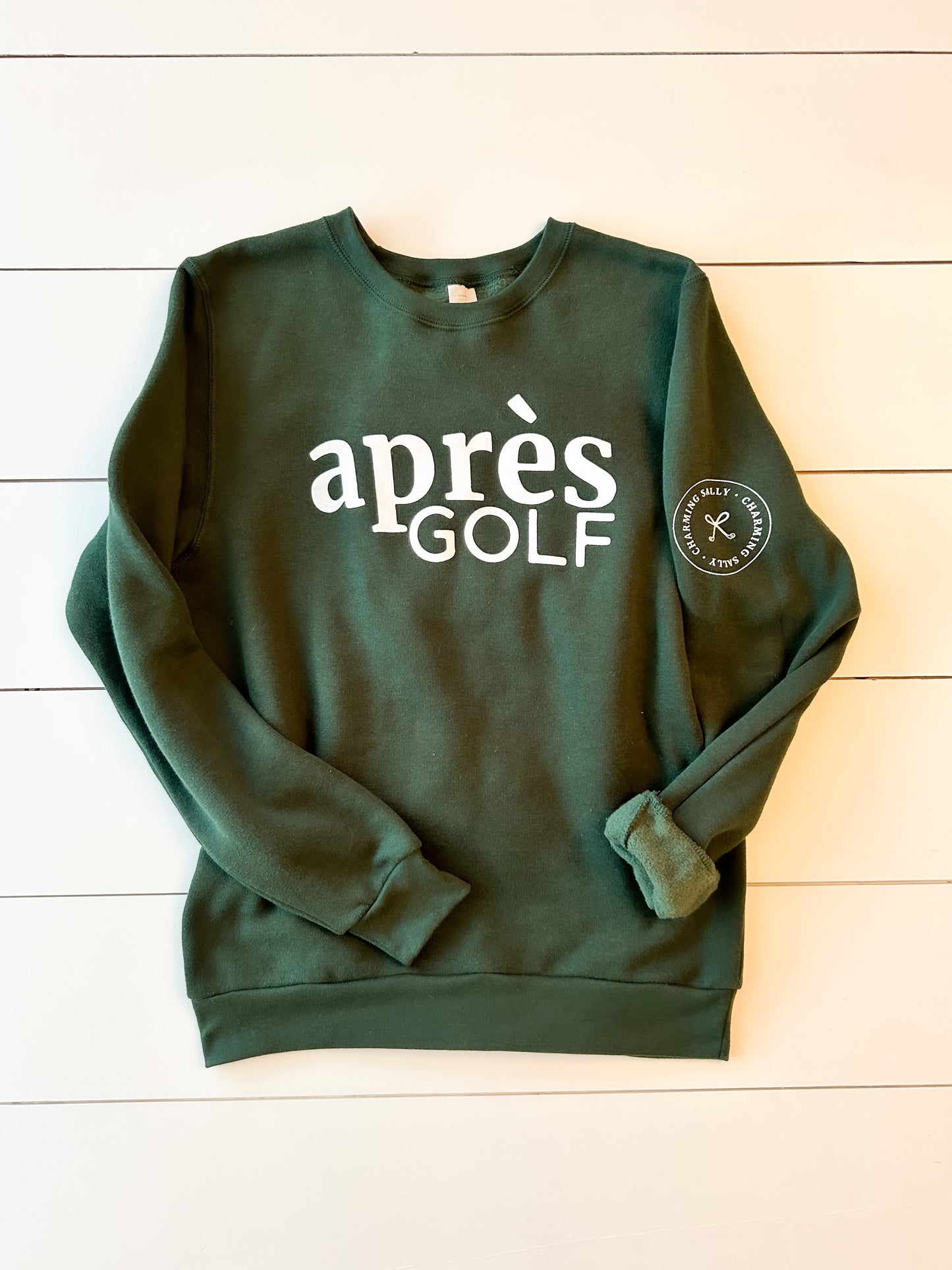 Après Golf®️ Crewneck in Essex Green