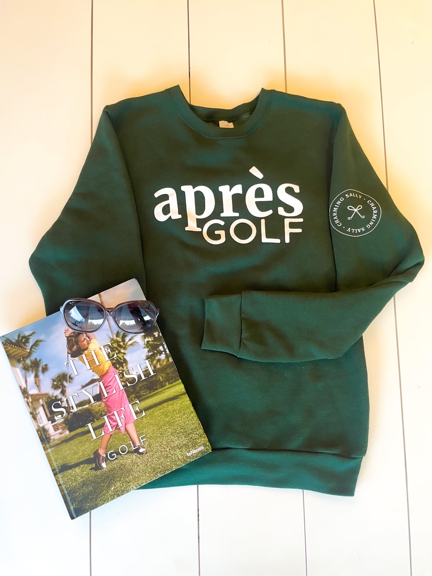 Après Golf®️ Crewneck in Essex Green