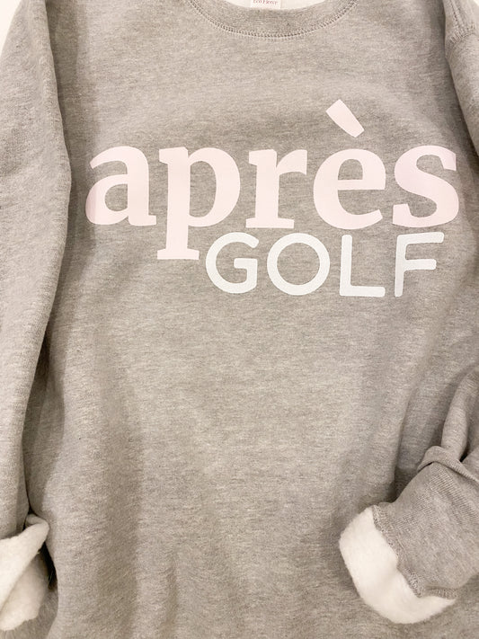 Après Golf®️ Crewneck in Grey