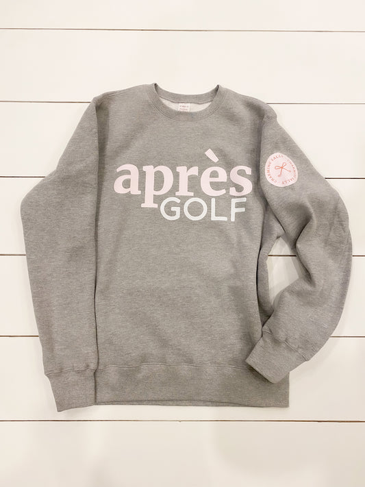 Après Golf®️ Crewneck in Grey