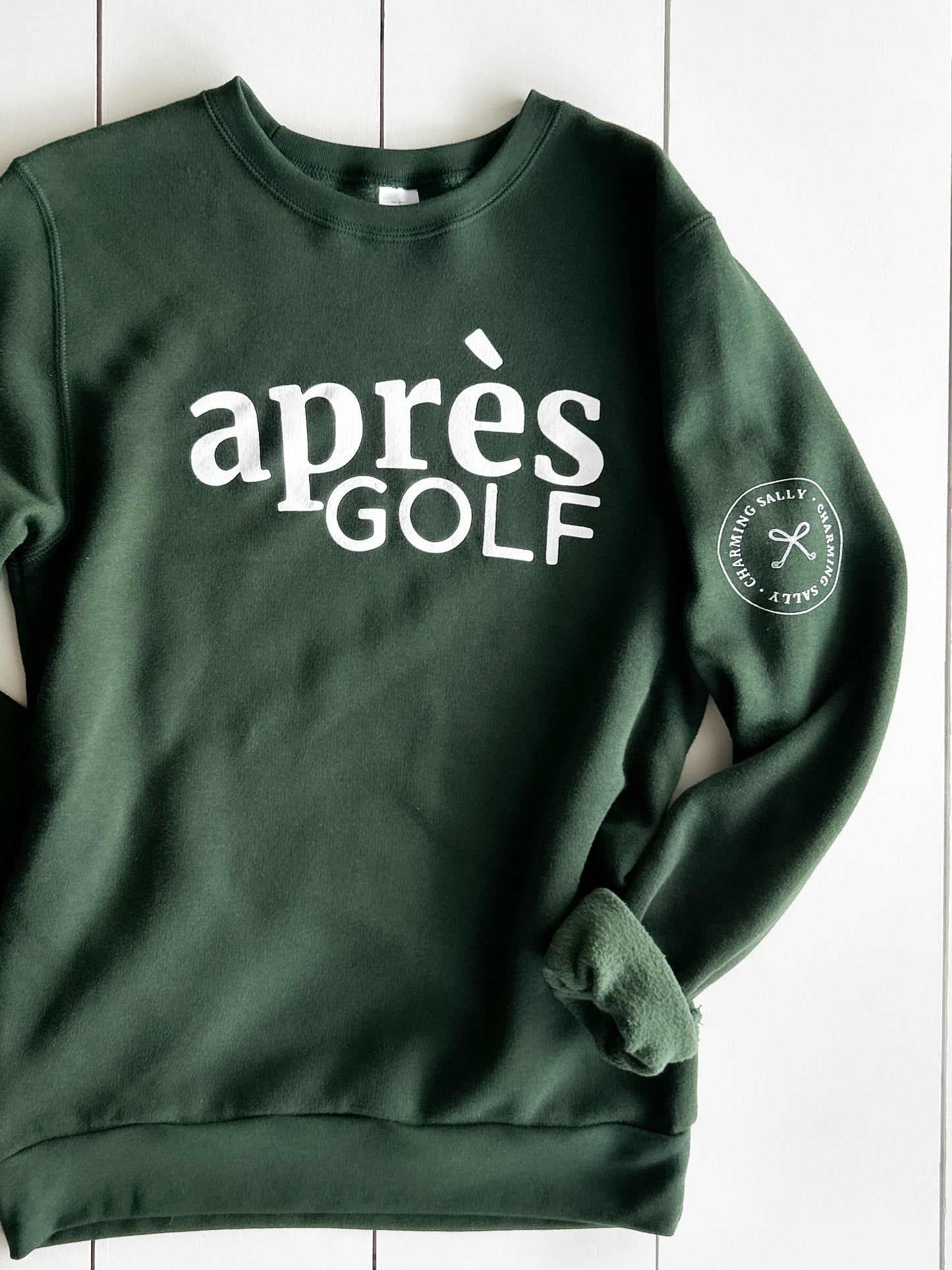 Après Golf®️ Crewneck in Essex Green