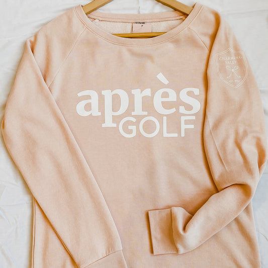 Après Golf®️Sweatshirt in Pink Dogwood