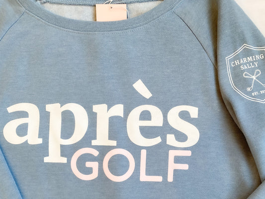 Après Golf®️ Sweatshirt in Misty Blue