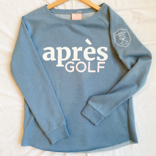 Après Golf®️ Sweatshirt in Misty Blue